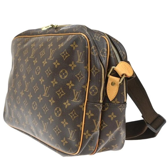 LOUIS VUITTON Reporter GM Crossbody Shoulder Bag Monogram Leather - Picture 4 of 14